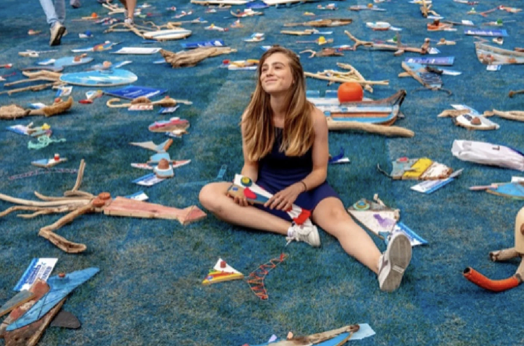 bambina all'evento giornata mondiale oceani