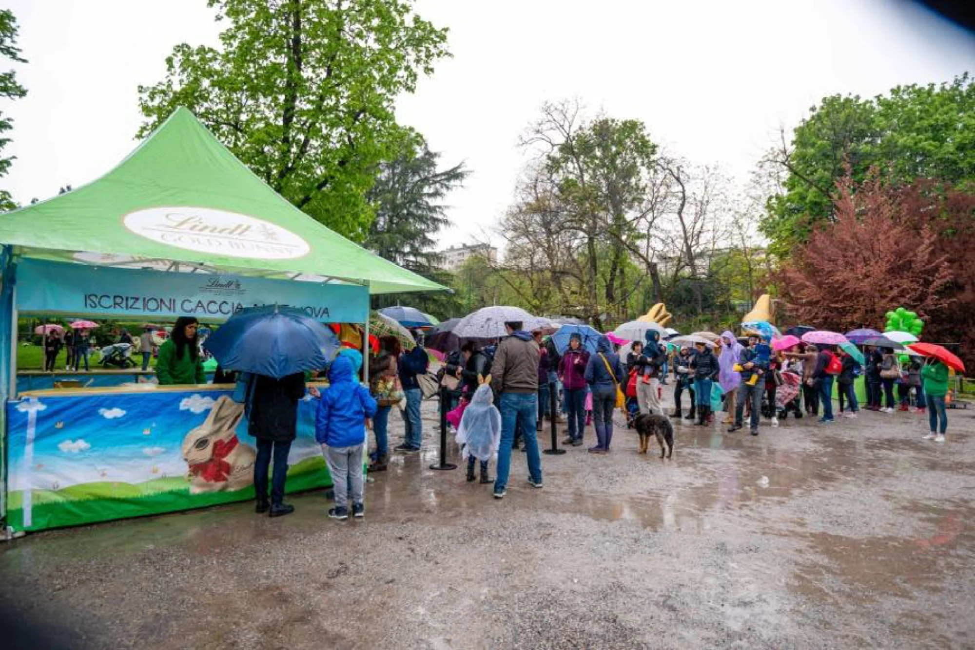 iscrizioni all'evento di pasqua "caccia alle uova" di Lindt