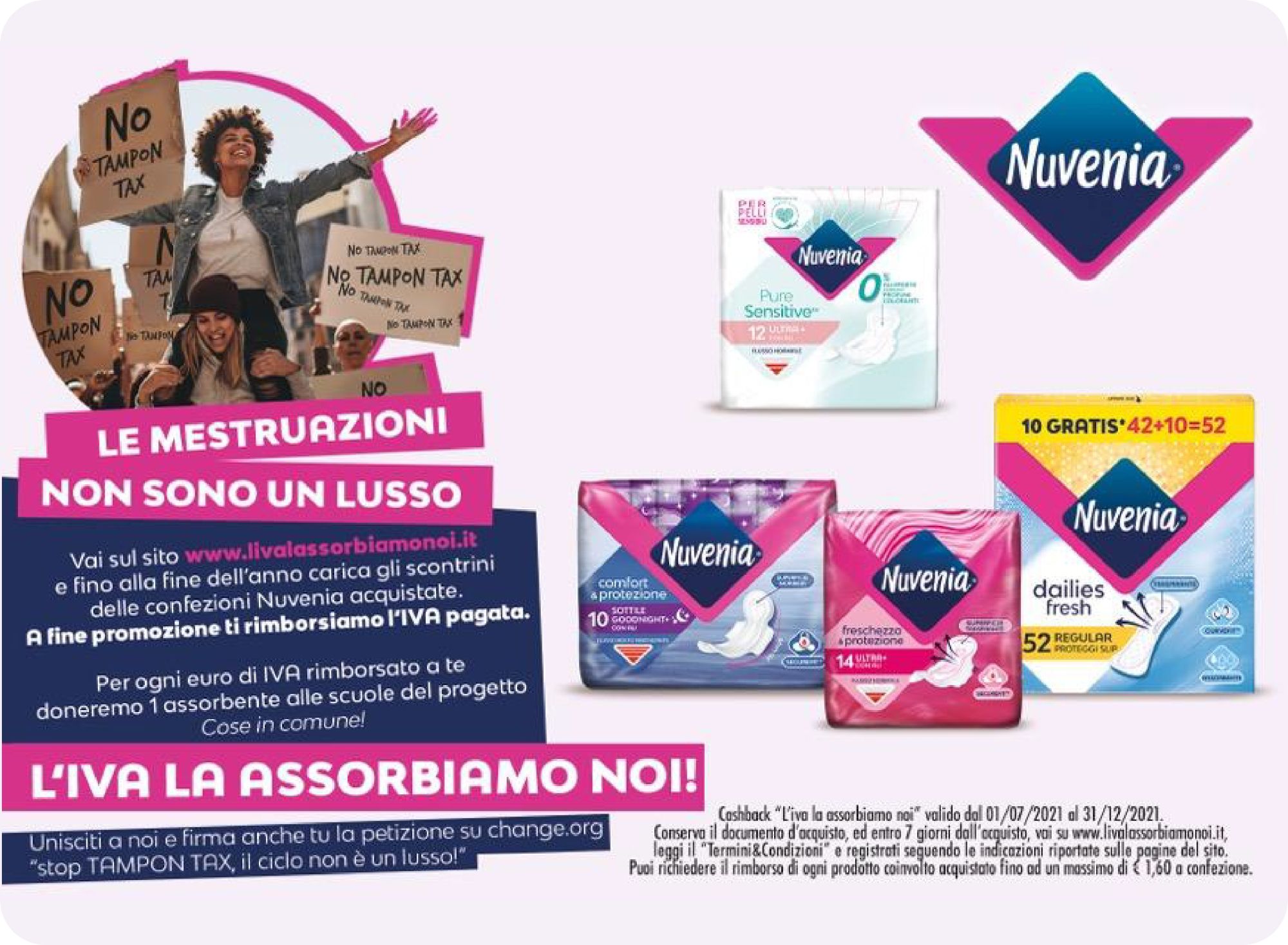 nuvenia mestruazioni non sono un lusso