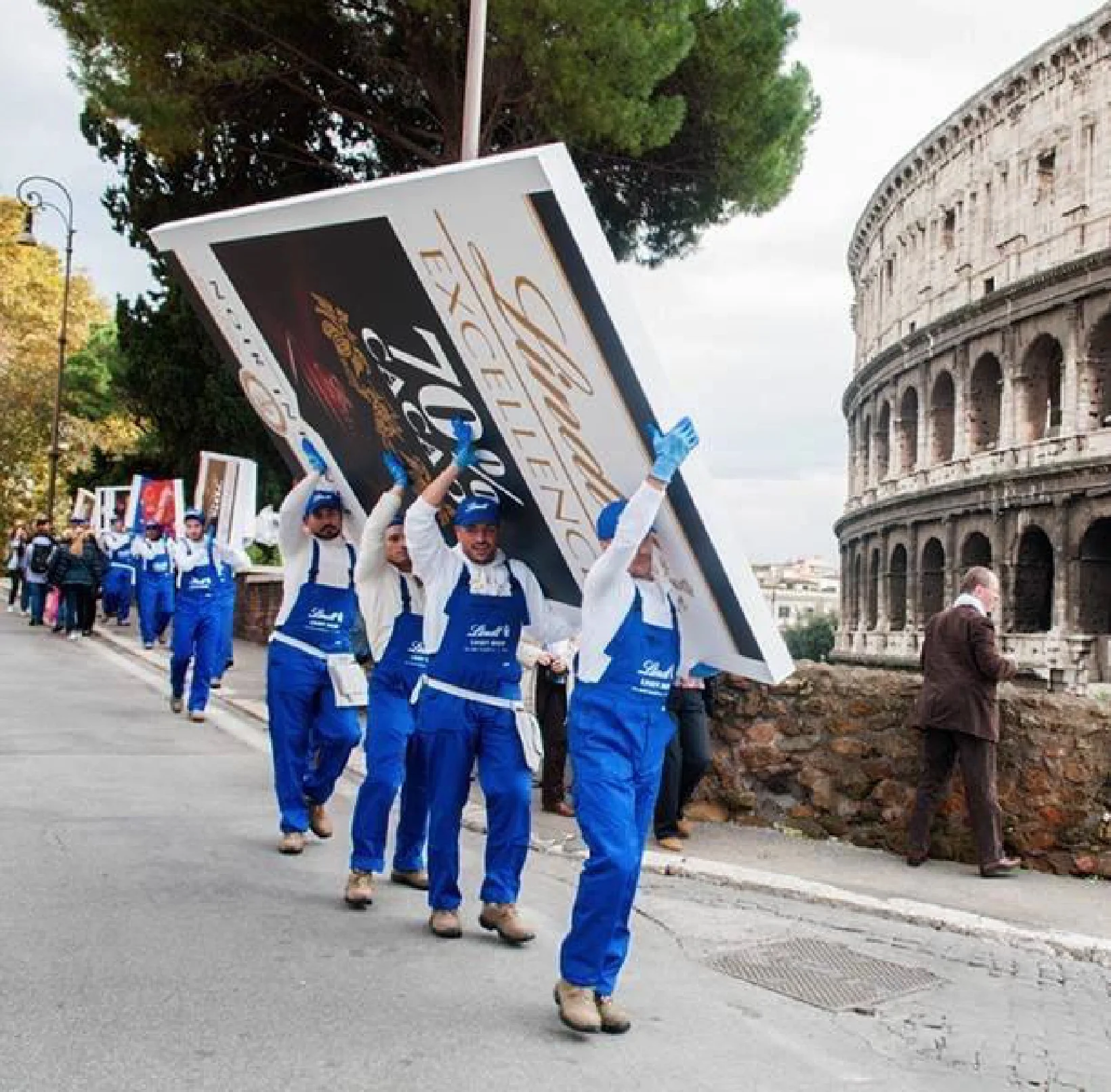 sfilata lindt collosseo