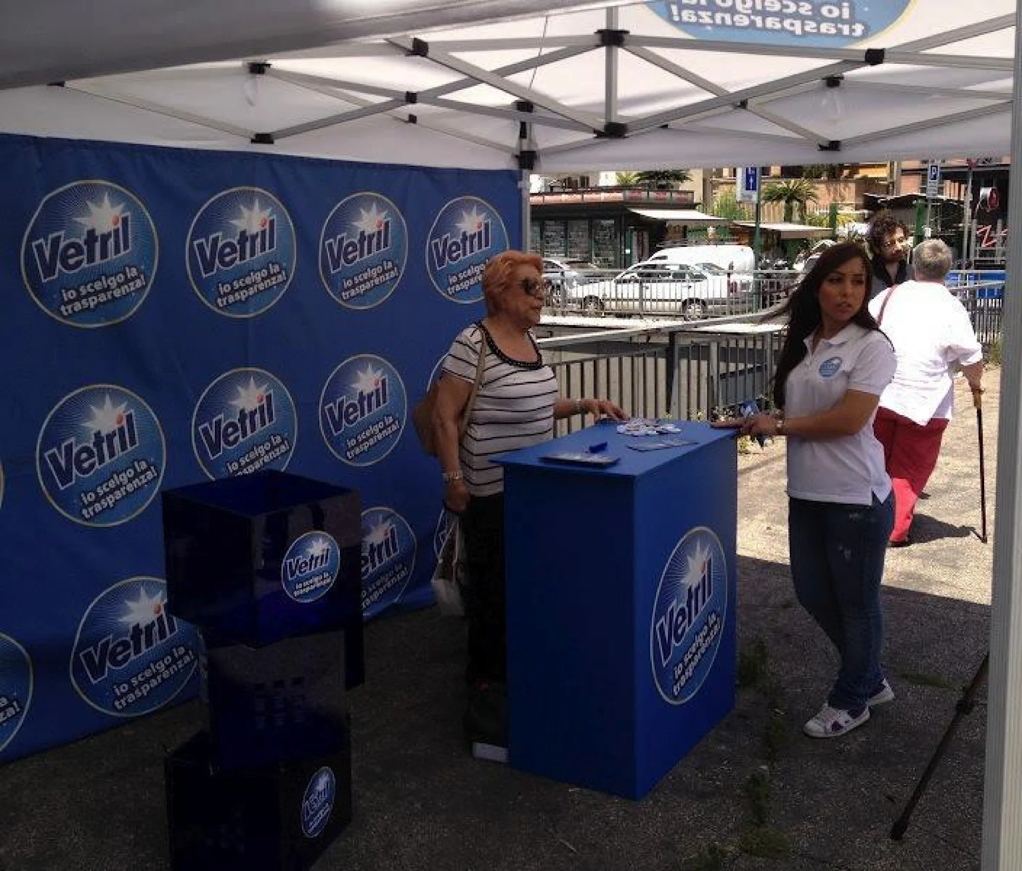 vetril - stand evento "io scelgo la trasparenza"